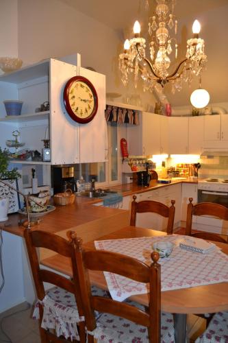 Dapur atau dapur kecil di Villa Linnunlaulu