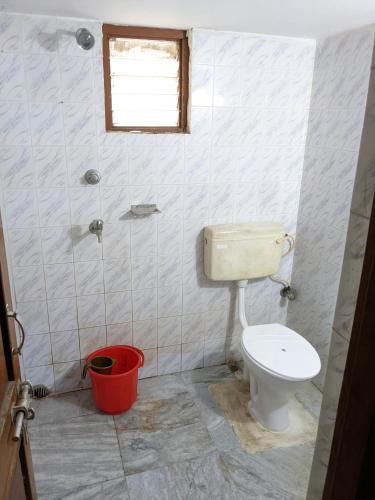 Koupelna v ubytování Shree Nivas Homestay