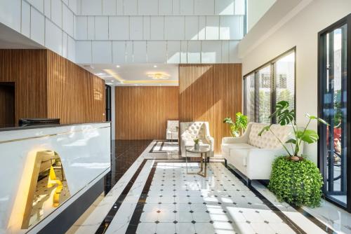 Posezení v ubytování Ai Pai Hotel