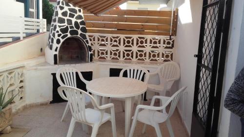 Et opholdsområde på Appartement bord de mer-Aguilas