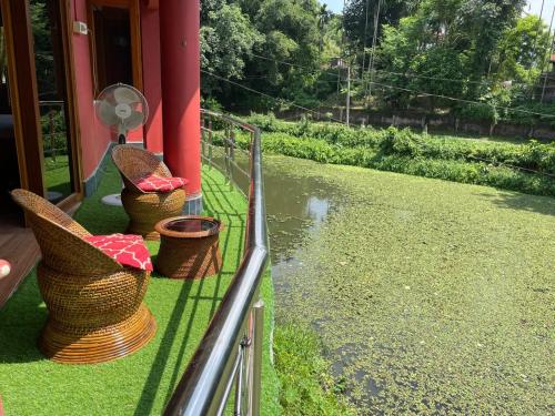 Zahrada ubytování Lake Vista Home Stay