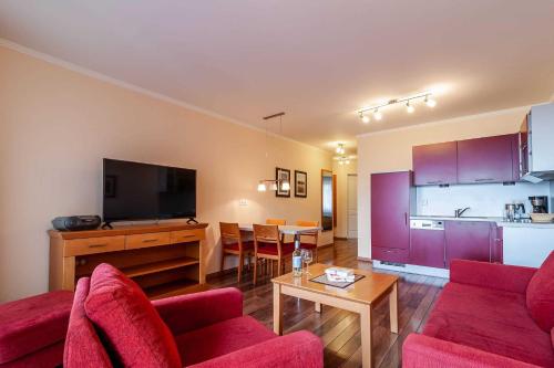 Kuchyň nebo kuchyňský kout v ubytování Hafendomicil Appartement WH08 - Hirsch