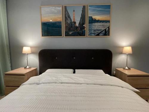 Postel nebo postele na pokoji v ubytování Premium Appartment in Onesti