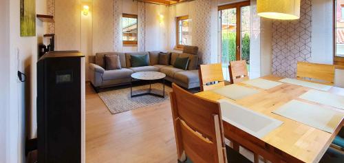 Χώρος καθιστικού στο Ferienhaus Happyplace