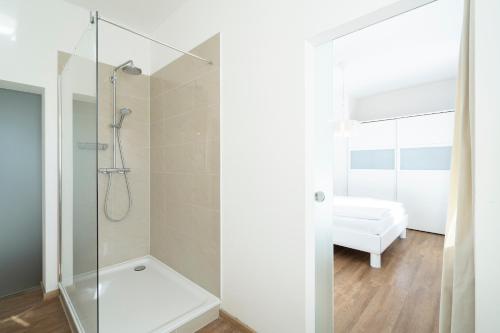 Koupelna v ubytování Ferienwohnung Capolino