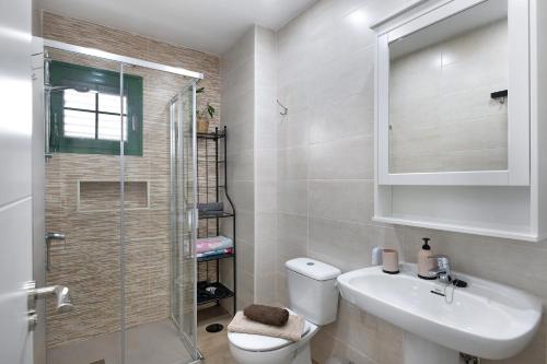 Koupelna v ubytování Apartamento Rubí