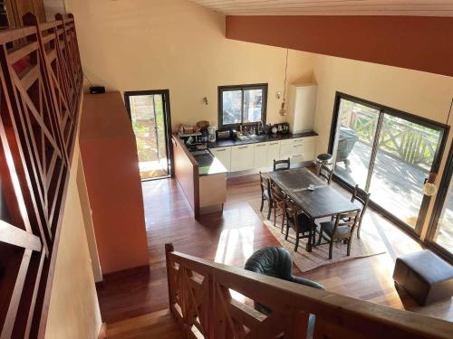 Χώρος καθιστικού στο Yamina Lodge