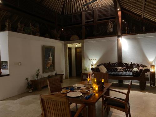 Posezení v ubytování Cape Gulah Bali