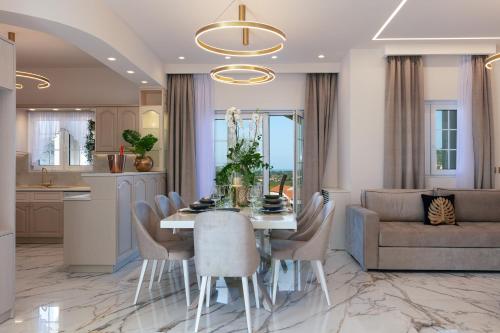 Ruang duduk di Calluna Villa