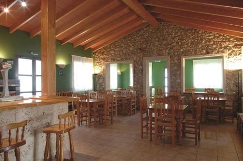 Restoran või mõni muu söögikoht majutusasutuses Hotel Casa Rural y Eventos Bonestar