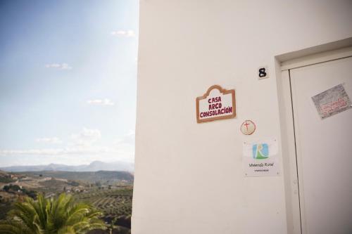 a door with a sign that reads start academy at Casa singular y con encanto in Baena