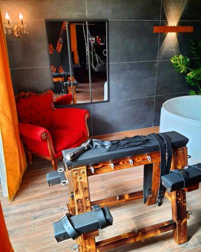 La loveroom bdsm de Nice " la chambre luxe des désirs " photo 19