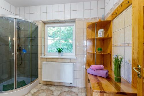 Ένα μπάνιο στο Domek nad jeziorem