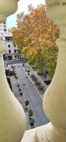 El barrio en el que está el hotel o un barrio cercano