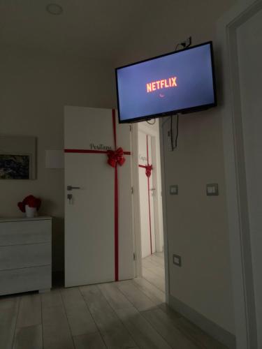 TV a/nebo společenská místnost v ubytování B&B Eden