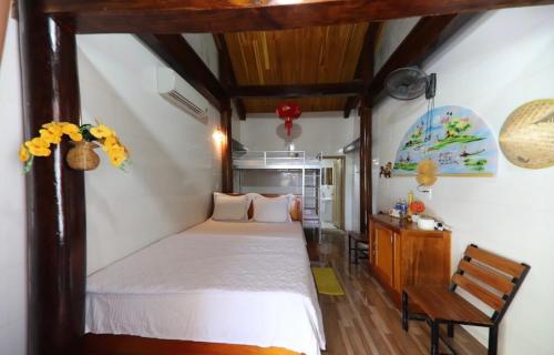 Postel nebo postele na pokoji v ubytování Cornflower Homestay PHONG NHA