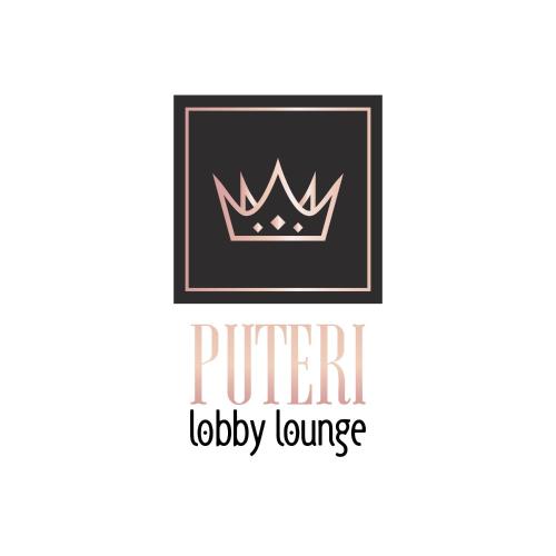 a black and white logo of a crown at Puteri Wing - Riverside Majestic Hotel in Kuching