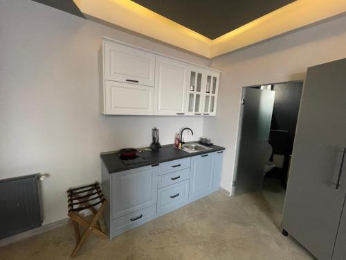 Kjøkken eller kjøkkenkrok på Engels apartment