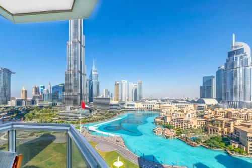 AUBERGE Luxury 2BR Full Burj Khalifa and Fountain View