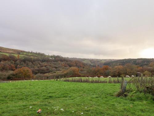 a field of green grass with trees in the background at Meadowsweet in Whitby
