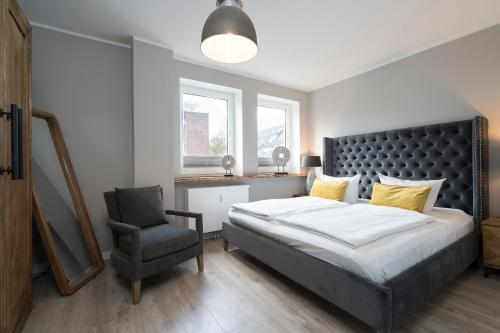 Postel nebo postele na pokoji v ubytování Ferienwohnung Puro