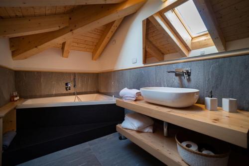 Koupelna v ubytování B&B Villa Cavallier
