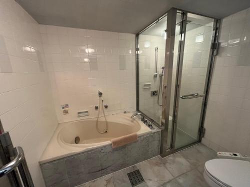 Ванная комната в Hotel Pharaoh-Adult Only