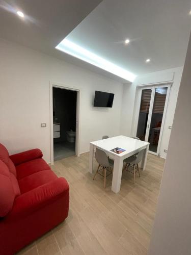 TV a/nebo společenská místnost v ubytování B&B MANFREDI