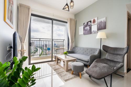 Гостиная зона в Infinity Pool Signature - Saigon Rivergate