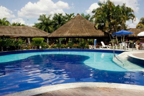 a swimming pool at the resort at Hot Springs B3 Apart in Caldas Novas