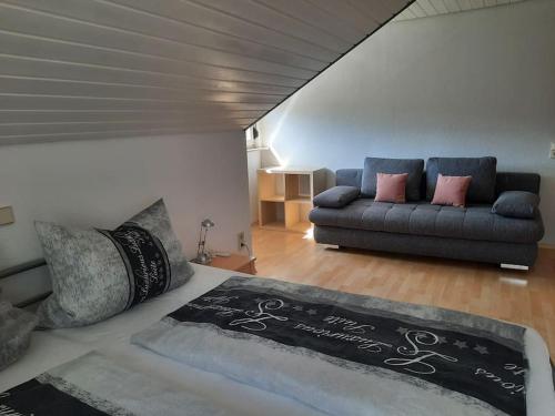 Posezení v ubytování Ferienwohnung Schwarzwaldblick