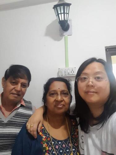 a man and a woman posing for a picture at Swastika Homestay and Travels Kurseong Bazar Near HDFC Bank NH55 Road Kurseong in Kurseong