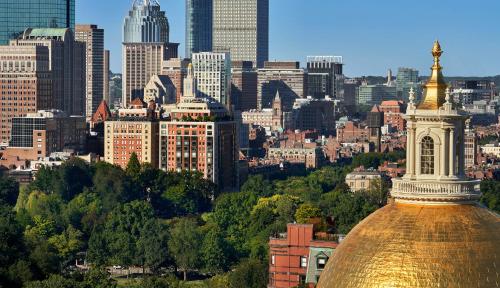 Nespecifikovaný výhled na destinaci Boston nebo výhled na město při pohledu z hotelu