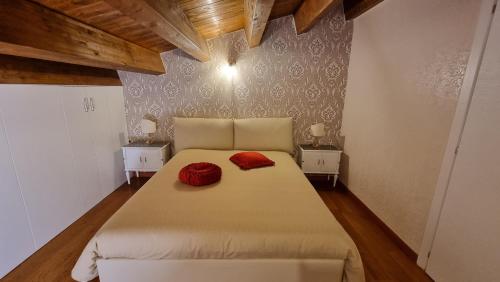 Postel nebo postele na pokoji v ubytování B&B Palazzo del Contestabile