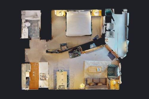 an overhead view of a house with at Aspens by WB Vacation Rentals in Whistler