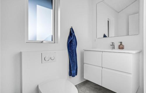 Koupelna v ubytování 4 Bedroom Nice Home In Glesborg