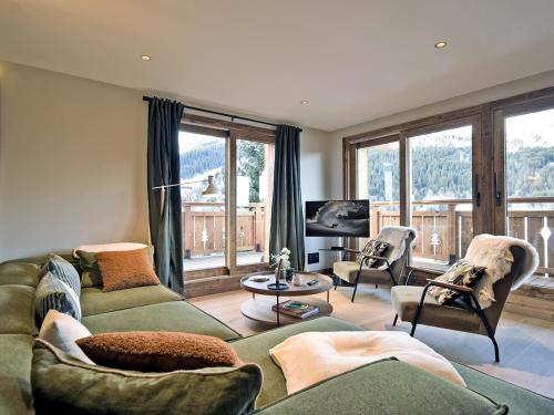 Charmant Appartement à Méribel - 3 Chambres, 6 Pers, Balcon & TV, Services Inclus - FR-1-613-33