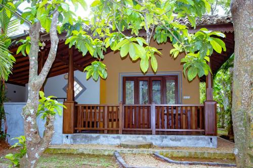 Zahrada ubytování Birds Paradise Cabanas Unawatuna