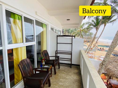 Un balcón o terraza de Copacabana Beach Hotel