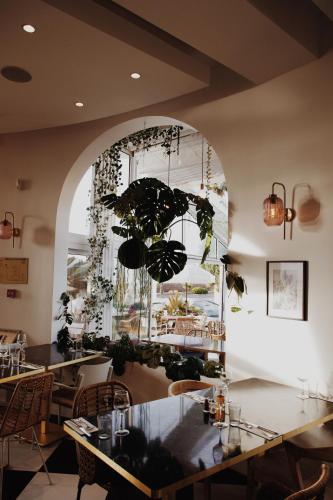 Restaurace v ubytování Le Rose Thé