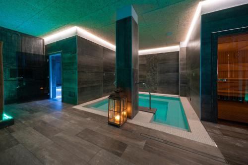 Koupelna v ubytování Hotel Smeraldo
