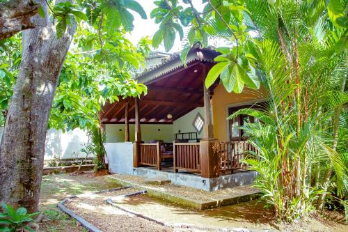 Zahrada ubytování Birds Paradise Cabanas Unawatuna