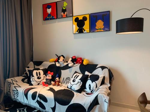 Posezení v ubytování Mickey Mouse Residence