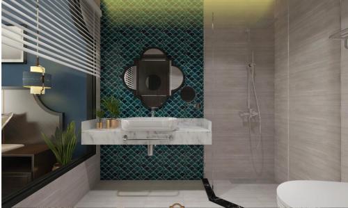 Ванная комната в Ha Long Essence Premium Hotel