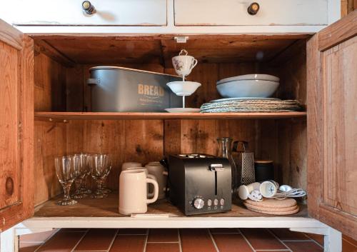 Dapur atau dapur kecil di Haus Krauterkasten