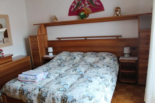 Postel nebo postele na pokoji v ubytování Appartamento Widmann