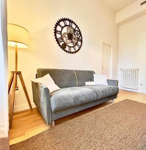 Coin salon dans l'établissement Appartamento centro Firenze AIR CONDITIONING WI-FI E NETFLIX