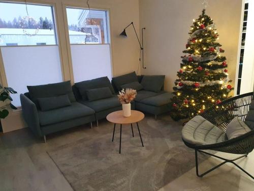 Posezení v ubytování Modern house in Rovaniemi