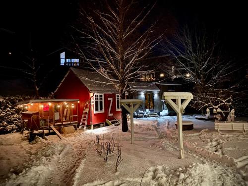 Tiny house - idyllic accommodation durante l'inverno