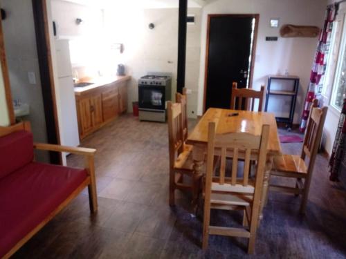 Χώρος καθιστικού στο Cabaña Los Cipreses